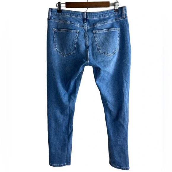 Topshop • Medium Wash Distressed Lucas Jeans - Picture 2 of 8